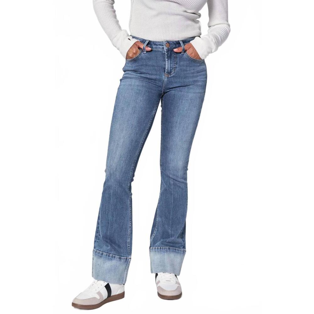 NEW DEAR JOHN DENIM jaxtyn bootcut jeans in lagoon